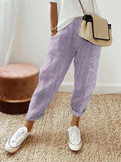 Gestreepte broek Elegant en veelzijdig