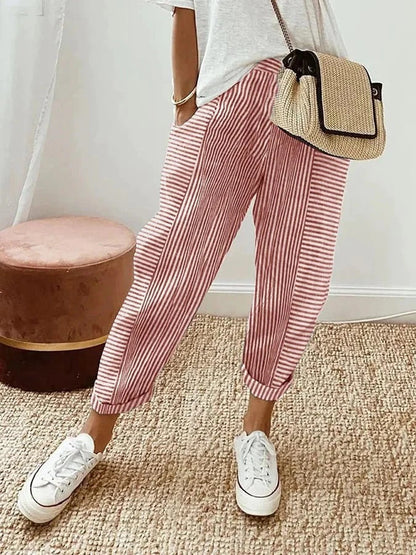 Gestreepte broek Elegant en veelzijdig