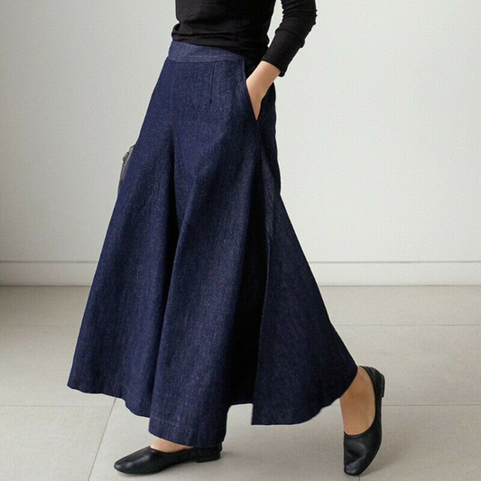 Losse denim broek voor dames