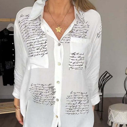 Maryam | Elegante Lange Blouse met Knopen