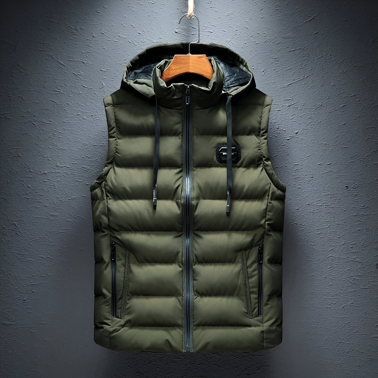 Dario™ herenvest met capuchon