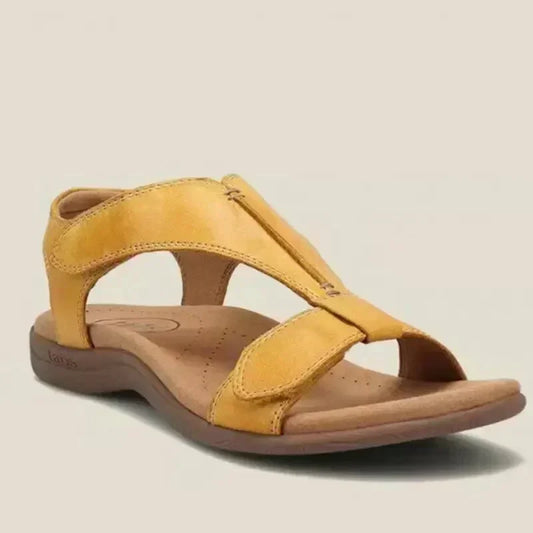 Katie - verstelbare zomersandalen van leer met steunzolen