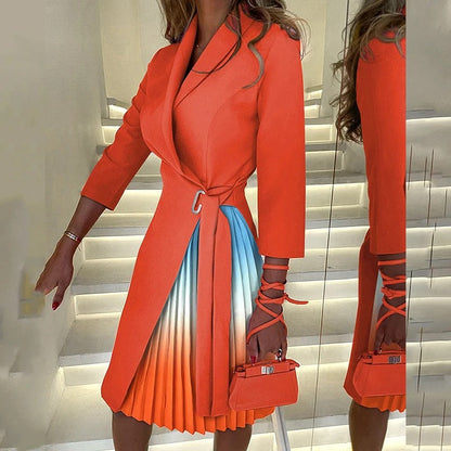 Alma - Elegante geplooide jurk