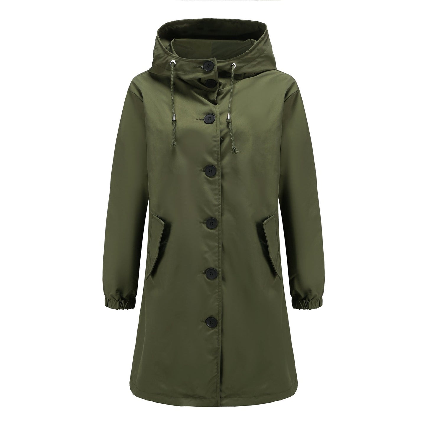 Casual waterdichte outdoor regenjas met capuchon voor vrouwen