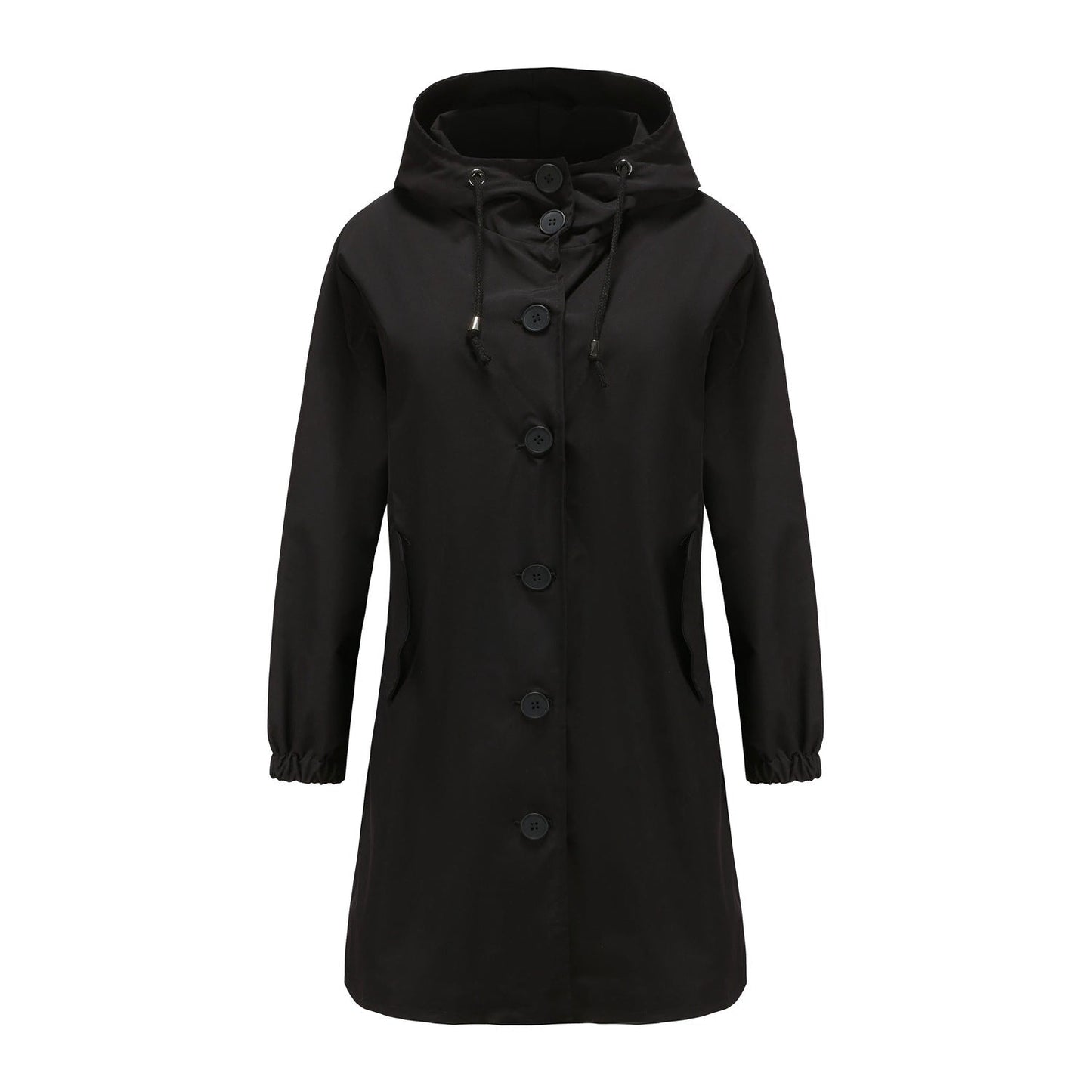 Casual waterdichte outdoor regenjas met capuchon voor vrouwen