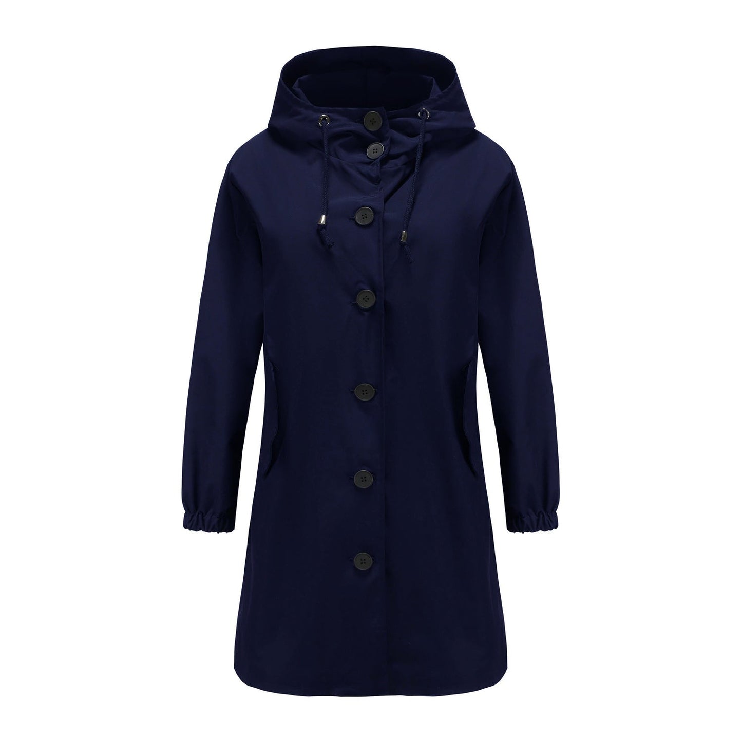 Casual waterdichte outdoor regenjas met capuchon voor vrouwen