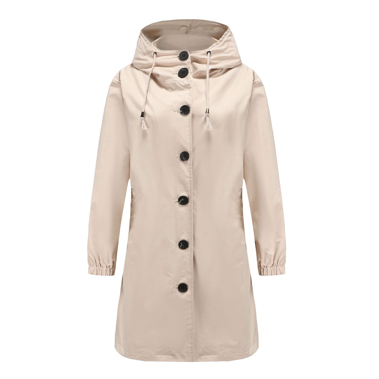 Casual waterdichte outdoor regenjas met capuchon voor vrouwen