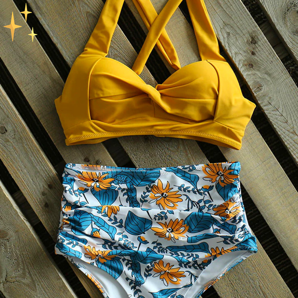 Leonor® | Vienna bikiniset met hoog getailleerd broekje en hoge buste, geschikt voor alle vormen en maten