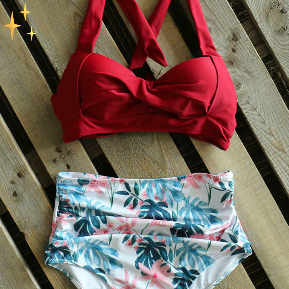 Leonor® | Vienna bikiniset met hoog getailleerd broekje en hoge buste, geschikt voor alle vormen en maten