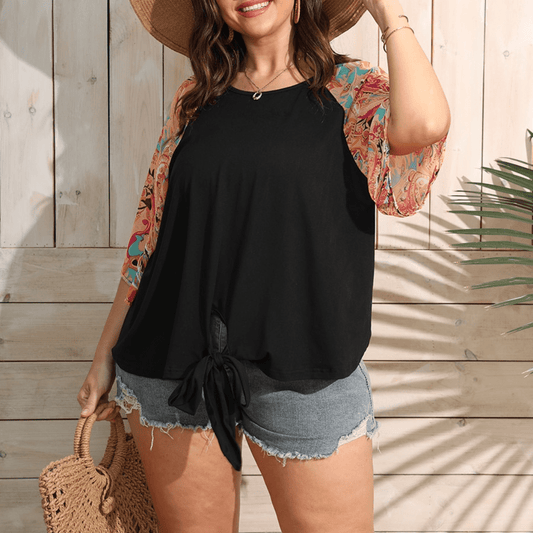 Plus Maat Kallisto Paisley Blouse
